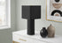 MN-699424    Lighting, 24"h, Table Lamp, Black Linen, Contemporary
