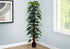 MN-429521    Artificial Plant, 83" Tall, Monstera Tree, Floor, Indoor, Decorative, Green Leaves, Black Pot