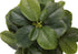 MN-669558    Artificial Plant, 14" Tall, Ficus, Indoor, Faux, Fake, Table, Greenery, Potted, Set Of 2, Decorative, Green Leaves, Grey Pots