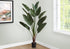MN-969591    Artificial Plant, 83" Tall, Indoor, Decorative, Floor, Palm Tree, Real Touch, Green Leaves, Black Pot