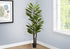 MN-999595    Artificial Plant, 83" Tall, Indoor, Dracaena Tree, Decorative, Faux, Fake, Floor, Potted, Real Touch, Green Leaves, Black Pot