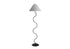 MN-W229627    Lighting, 64"h, Floor Lamp, Black Metal, Ivory / Cream Shade, Contemporary