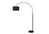 MN-A369641    Lighting, 81"h, Floor Lamp, Black Metal, Black Shade, Contemporary