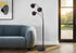 MN-F439648    Lighting, 71"h, Floor Lamp, Black Metal, Contemporary