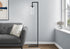 MN-R519656    Lighting, 68"h, Floor Lamp, Black Metal, Glass Shade, Contemporary