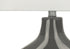 MN-A569660    Lighting, 25"H, Table Lamp, Dark Grey Ceramic, Ivory / Cream Shade, Contemporary, Modern