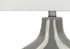 MN-A569661    Lighting, 25"H, Table Lamp, Grey Ceramic, Ivory / Cream Shade, Contemporary, Modern