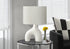 MN-A569665    Lighting, 25"H, Table Lamp, White Ceramic, Ivory / Cream Shade, Contemporary, Modern