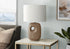 MN-729676    Lighting, 26"H, Table Lamp, Brown Ceramic, Ivory / Cream Shade, Contemporary, Modern