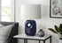 MN-U709677    Lighting, 26"H, Table Lamp, Blue Ceramic, Ivory / Cream Shade, Contemporary, Modern