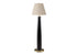 MN-789683    Lighting, 62"h, Floor Lamp, Black Metal, Beige Shade, Contemporary