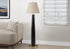 MN-789683    Lighting, 62"h, Floor Lamp, Black Metal, Beige Shade, Contemporary