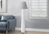 MN-T799684    Lighting, 61"h, Floor Lamp, White Resin, Grey Shade, Contemporary