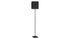 MN-419685    Lighting, 62"h, Floor Lamp, Black Metal, Black Shade, Contemporary