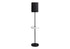 MN-B369691    Lighting, 62"H, Floor Lamp, Usb Port Included, Black Metal, White Marble, Contemporary, Modern