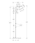 MN-809693    Lighting, 65"H, Floor Lamp, Black Metal, Nickel Shade, Contemporary