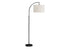 MN-B509749    Lighting, 65"H, Floor Lamp, Black Metal, Ivory / Cream Shade, Contemporary