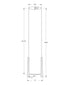 MN-429755    Lighting, 50"H, Floor Lamp, Brown Wood Look, Ivory / Cream Shade, Contemporary
