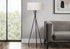 MN-439756    Lighting, 62"H, Floor Lamp, Black Metal, Ivory / Cream Shade, Contemporary