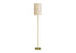 MN-469759    Lighting, 62"H, Floor Lamp, Brass Metal, Ivory / Cream Shade, Contemporary