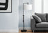 MN-479760    Lighting, 63"H, Floor Lamp, Black Metal, Ivory / Cream Shade, Contemporary