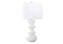 MN-499762    Lighting, 26"H, Table Lamp, Cream Ceramic, Ivory / Cream Shade, Contemporary