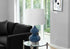 MN-D289767    Lighting, 24"H, Table Lamp, Blue Glass, Ivory / Cream Shade, Contemporary