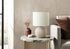 MN-139851    Lighting, Table Lamp, 16"H, Ivory Concrete, Ivory / Cream Shade, Contemporary, Modern