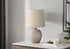 MN-219867    Lighting, 19"H, Table Lamp, Beige Resin, Beige Shade, Transitional