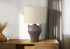 MN-339883    Lighting, 22"H, Table Lamp, Brown Ceramic, Beige Shade, Transitional
