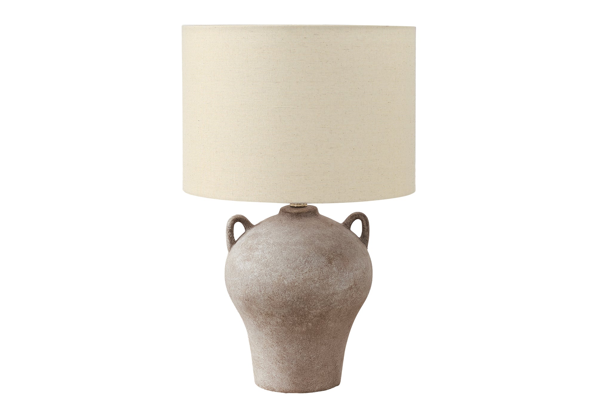 MN-349884    Lighting, 22"H, Table Lamp, Beige Ceramic, Beige Shade, Transitional