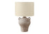 MN-349884    Lighting, 22"H, Table Lamp, Beige Ceramic, Beige Shade, Transitional