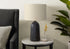 MN-469906    Lighting, 27"H, Table Lamp, Black Ceramic, Beige Shade, Contemporary, Modern
