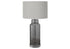 MN-G479910    Lighting, 28"H, Table Lamp, Grey Glass, Grey Shade, Contemporary, Modern