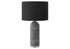 MN-S509914    Lighting, 28"H, Table Lamp, Grey Resin, Black Shade, Contemporary, Modern