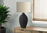 MN-Z529918    Lighting, 30"H, Black Rattan, Beige Shade, Transitional