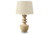 MN-559921    Lighting, 28"H, Table Lamp, Beige Resin, Beige Shade, Transitional