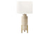 MN-R629928    Lighting, 30"h, Table Lamp, Beige Resin, Ivory / Cream Shade, Transitional