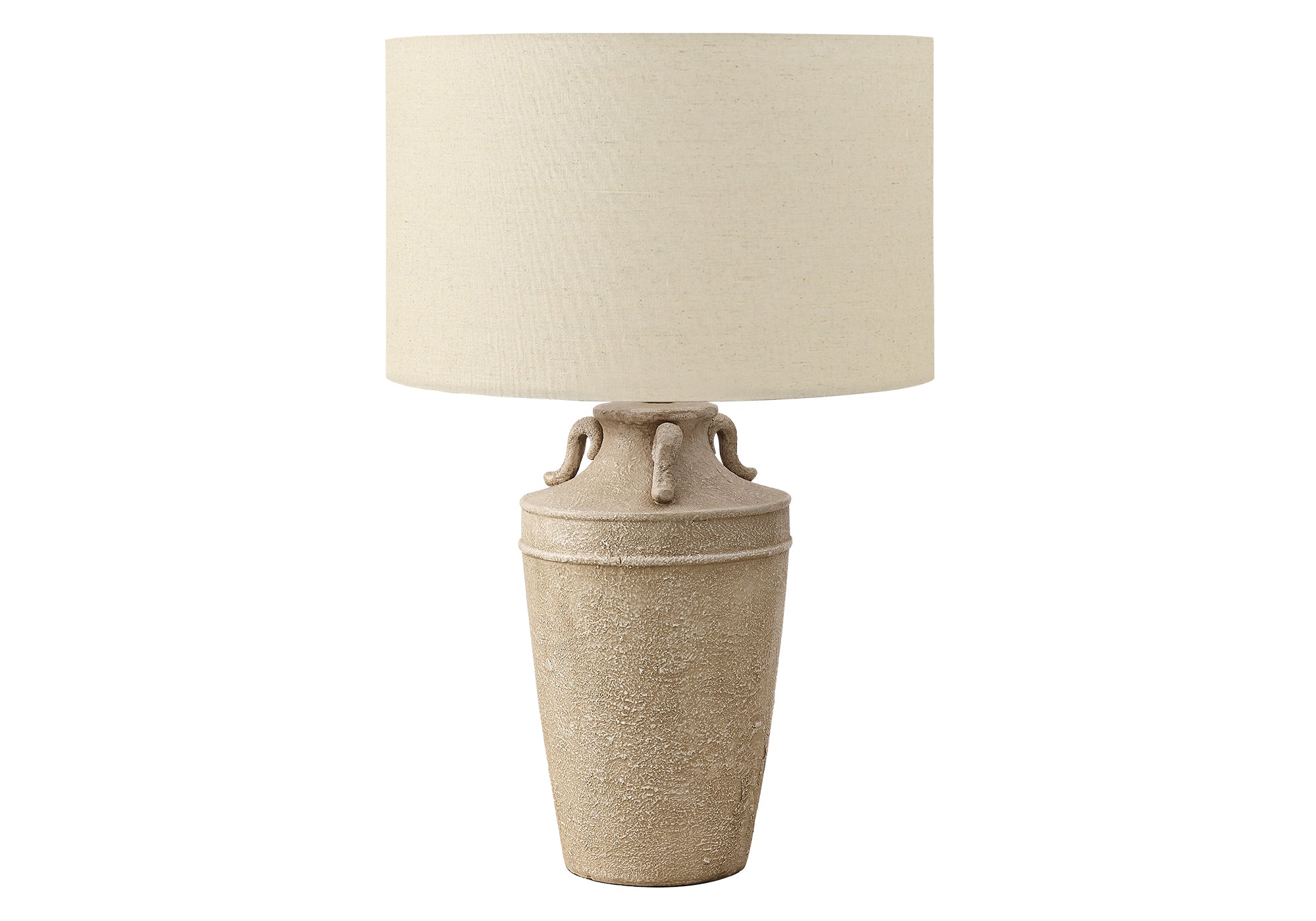 MN-659938    Lighting, 28"H, Table Lamp, Beige Ceramic, Beige Shade, Transitional