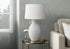 MN-689943    Lighting, 30"H, Table Lamp, White Ceramic, Ivory / Cream Shade, Transitional