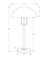 MN-759953    Lighting, 20"H, Table Lamp, Black Metal, Contemporary