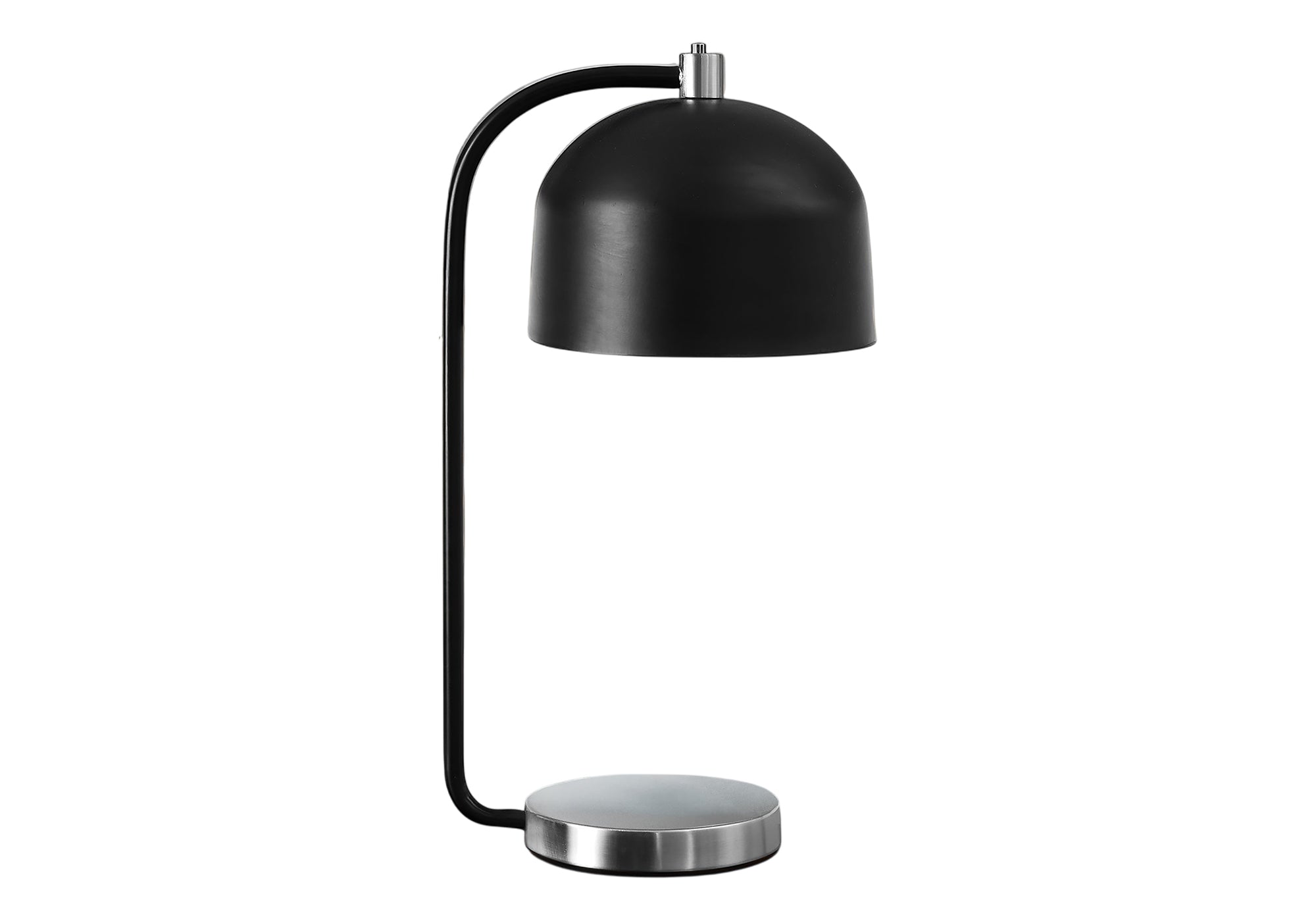 MN-779955    Lighting, 18"H, Table Lamp, Black Metal, Silver Metal, Contemporary