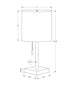 MN-S279960    Lighting, Set Of 2, 17"h, Table Lamp, Usb Port Included, Black Metal, Grey Shade, Contemporary
