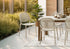 MN-384017    OUTDOOR CHAIR - TAUPE STACKING DINING CHAIR / SET OF 4