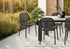 MN-384019    OUTDOOR CHAIR - BLACK STACKING DINING CHAIR / SET OF 4