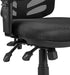 JL-1024 Office Chair, Black, Mesh, Adjustable Seat, Armrests, and Lumbar Support, Commercial Grade