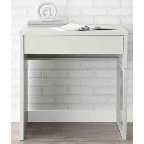 JL-02078 Computer Desk, 29" Wide, White, 1 Storage Drawer