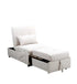 BOL 075 BG Chair / Bed Convertible in Beige Fabric