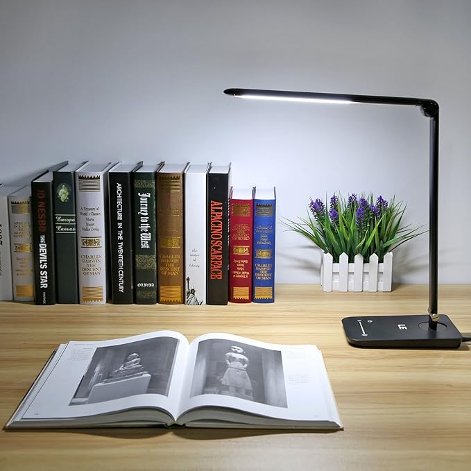 JL Small Desk Lamp, Touch, 7 Level Dimmable, LED