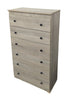 NB-179 Chest, 6 Drawer, Fold-up Top with Mirror, Available in 9 Colours